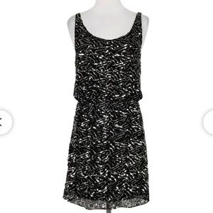 Alice & Olivia Black Sequin Dress Size 6